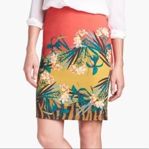 Vince Camuto Hawaiian Tropics Pencil Skirt